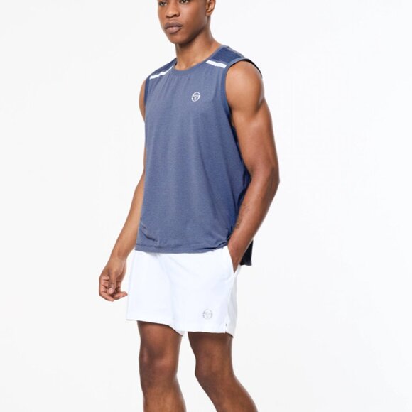 Sergio Tacchini Attivo Damarindo Tank- Maritime Blue Size Small - Picture 3 of 8